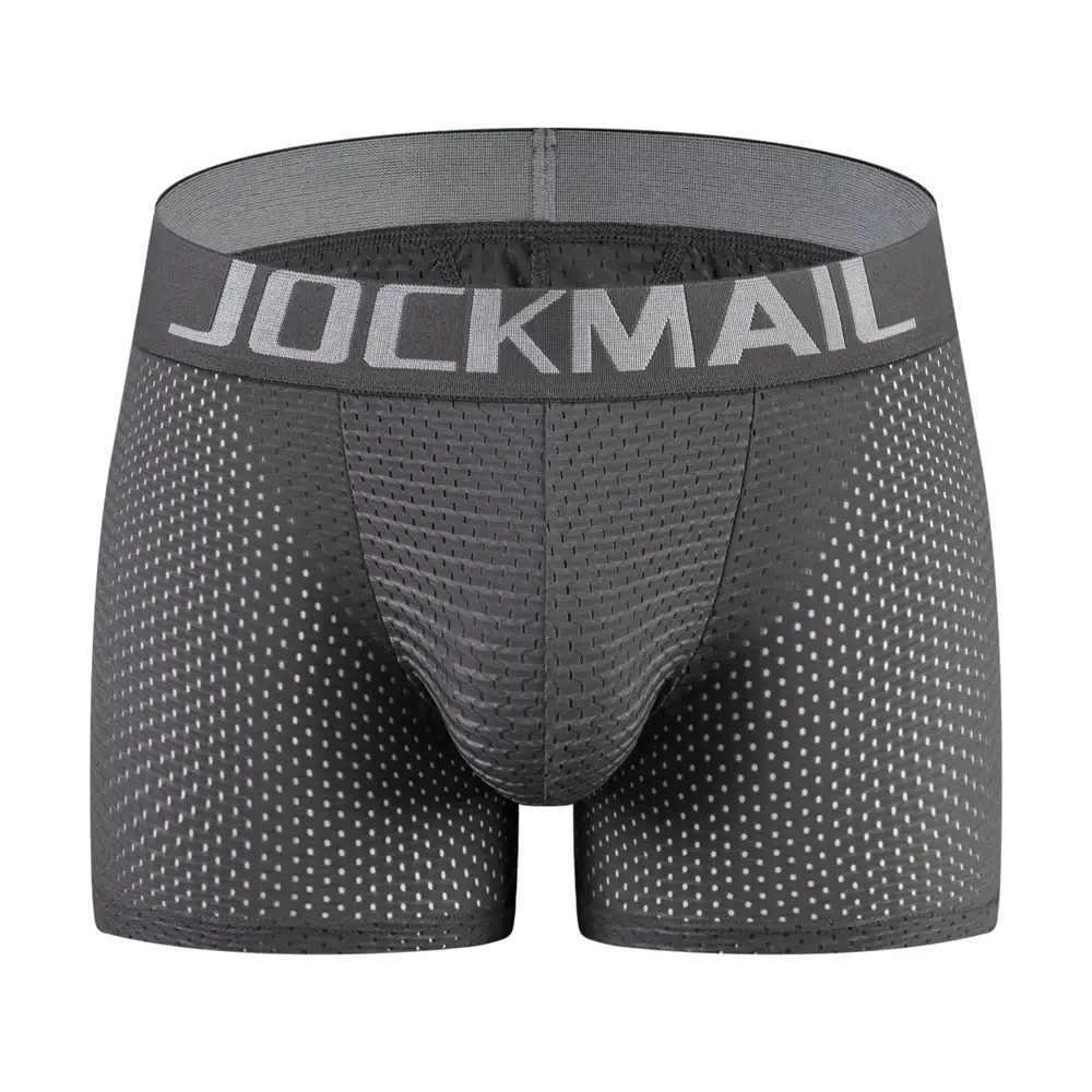 Mens Underwear Boxer Mesh Mens Padded Underwear with Hip Pads Men's Boxers Butt Padded Elastic Truncks Enhancement — image 7