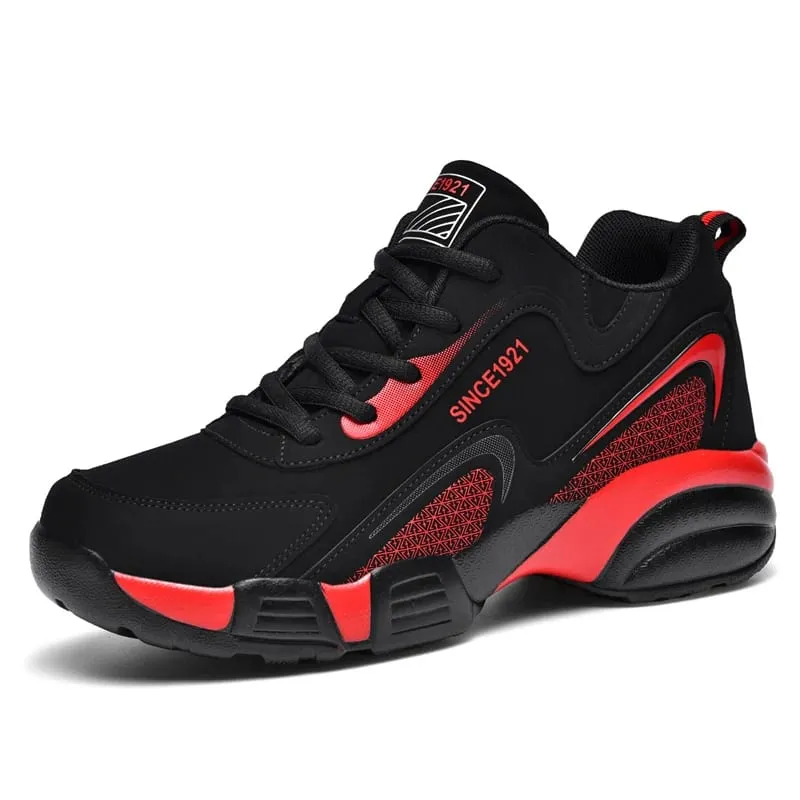 New Casual Thick Bottom Men's Sports Shoes Anti-Slippery Waterproof Male Sneakers Outdoor Walking Jogging Athletic Shoes