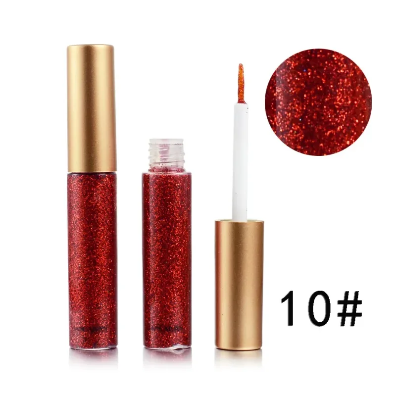 1pcs New Sexy Shining Glitter Liquid Eyeliner Pencil Diamond Shimmer Eye Liner Rose Gold Color Eyeliner Makeup for Eye Cosmetics — image 10