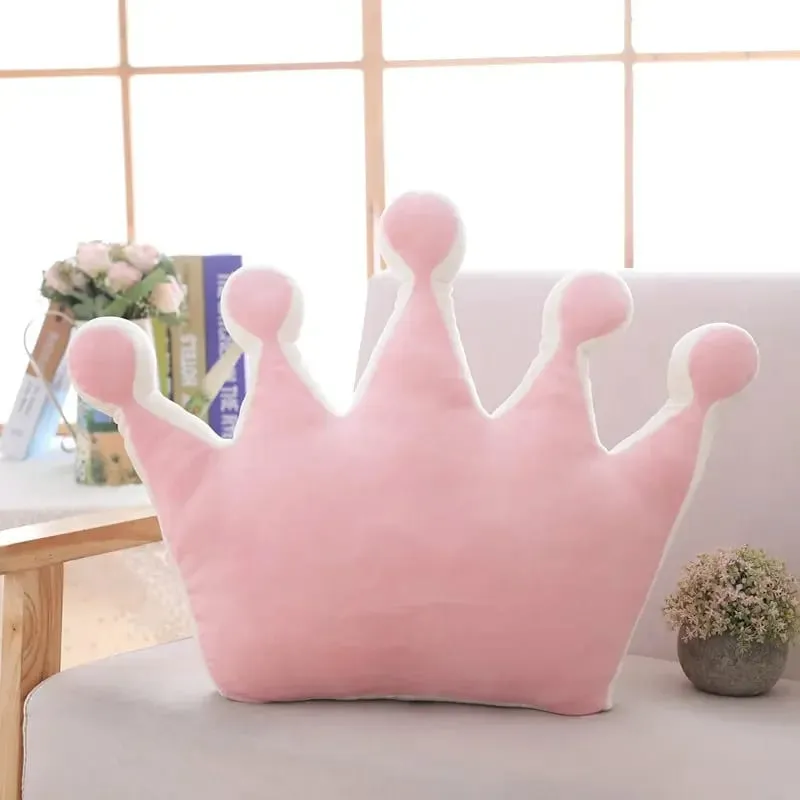 Soft Princess Crown Pillow Stuffed Sleeping Pillow Girl Room Sofa Decor Rainbow Cloud Star celebrity Studio Cushion Gift for Her — image 14