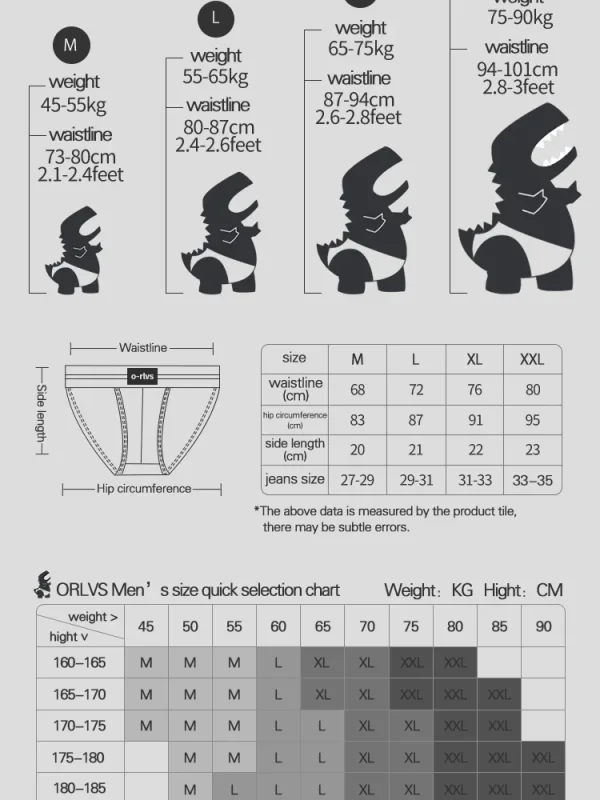 Slip da uomo senza cuciture con design all'anca, intimo da uomo, pantaloni corti da ragazzo, super larghi, larghi 5 cm, con fascia elastica indipendente — image 17