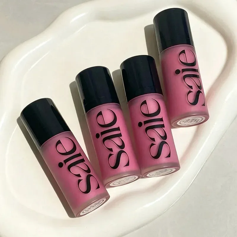 Saie Hydrating Blendable Dewy Liquid Blush Matte Sponge Head Blusher Natural Lasting Brighten Facial Contour Blush Tint Makeup — image 6