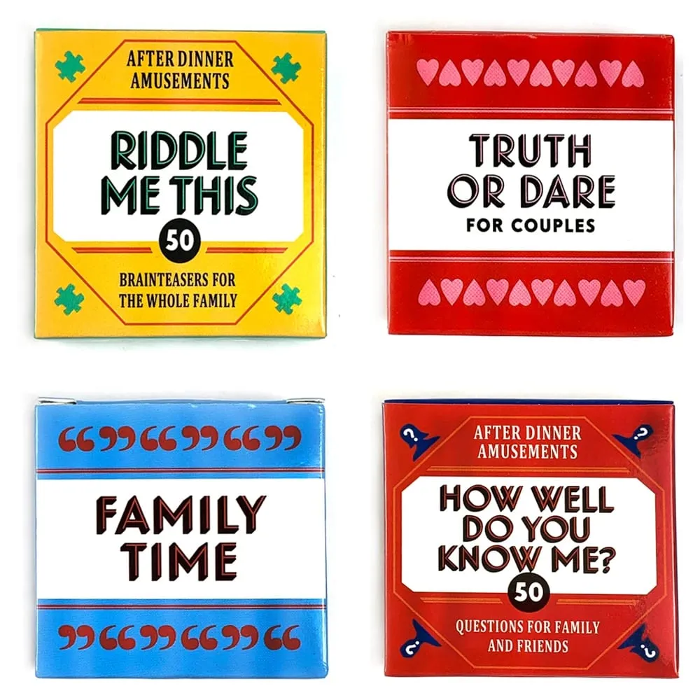 Mini Size Riddle Me This Card Game With 50 Fun Dilemmas (A Conversation Card Game Party Game For Adults And Families) — image 1