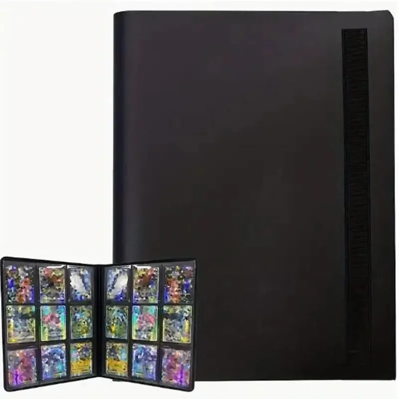 Premium Multi-Pocket Trading Card Binder-Holds 160/360/480 Cards-Durable PP Cover-Ideal for Basketball Soccer and Sports Cards