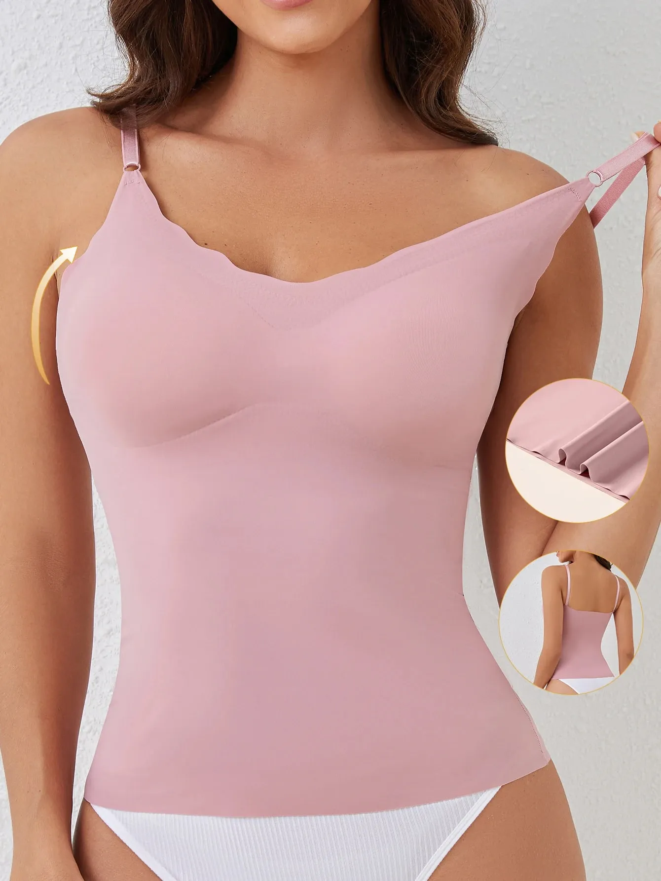 Women'S Minimalist Skin Friendly Breathable Comfortable Without Steel Rings Beautiful Back Vest And Straps — image 4