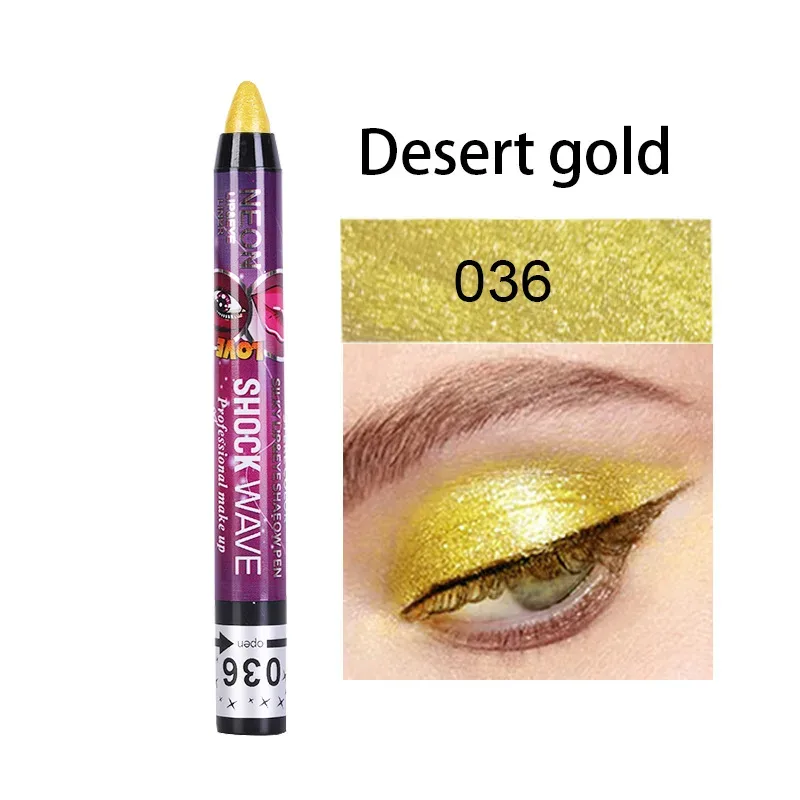 2 In 1 Eyeshadow Lipstick Stick Pencil Waterproof Glitter Matte Eye Shadow Makeup Pigment Eyeshadow Pen — image 39