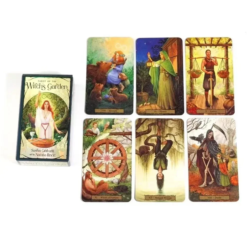 Tarot of the Witch's Garden Fortune Telling Game Divination Board Games Taro Oracle Deck Playing Full English Mysterious Version — image 4