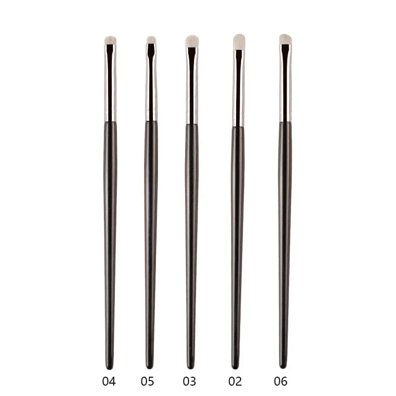 1pc White Pony Hair Eyeshadow Makeup brushes Small Smudge Precision Crease Detail Bevel Eye Shadow Make up brush Liner Lip — image 14
