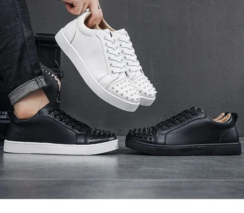 Comfortable Breathable Studded Sneakers for Men Women Casual Sports Shoes Fashion Lightweight Walking Shoes — image 9