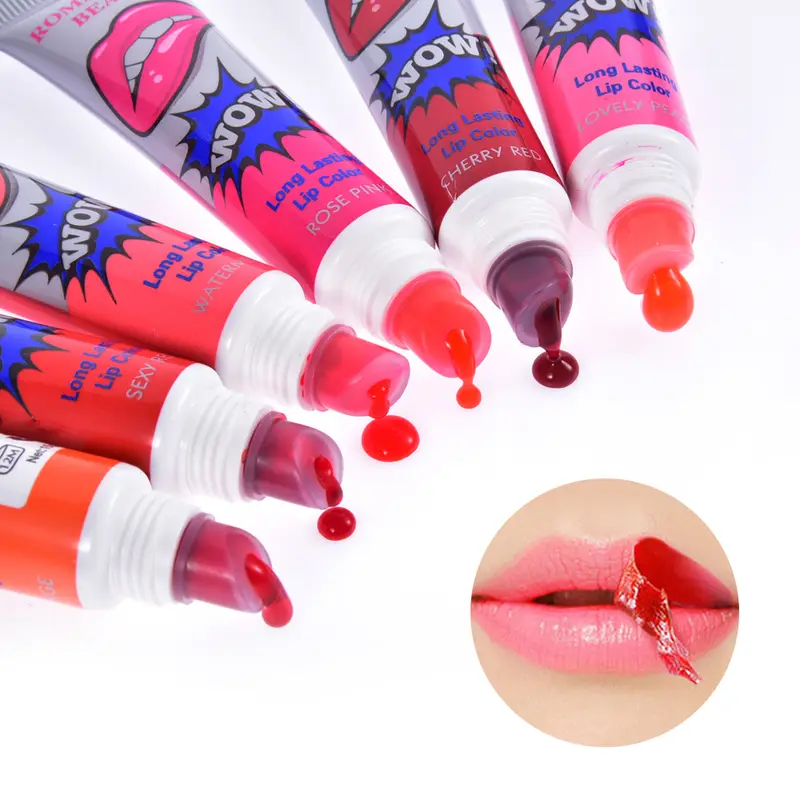Amazing Peel Off Liquid Lipstick Waterproof Long Lasting Tear Lipstick Lip Gloss Women Sexy Makeup Tear Pull Lips Mask Cosmetic — image 2