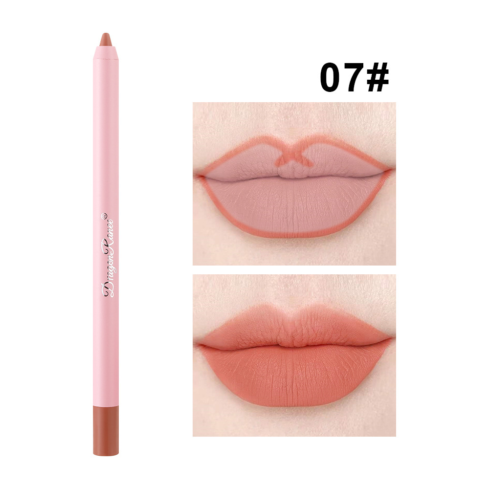Waterproof Matte Lip Liner in Bean Paste Color Lip Plumping Lipstick Pen Non-Fading Lip Liner Waterproof and Sweat-Proof Long-Lasting Matte Lip Liner One-Second Plump Lip Lipstick Pen — image 16