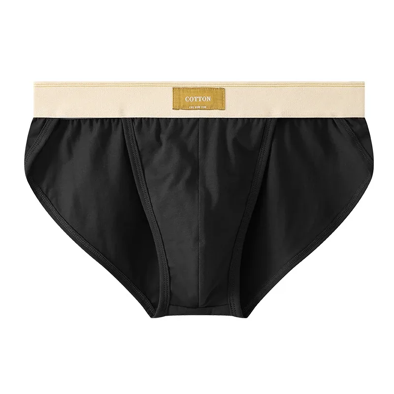 Men underwear cotton loose ropa interior hombre simple lingerie solid color calcinha Plus size sexy panties new boxers & briefs — image 6