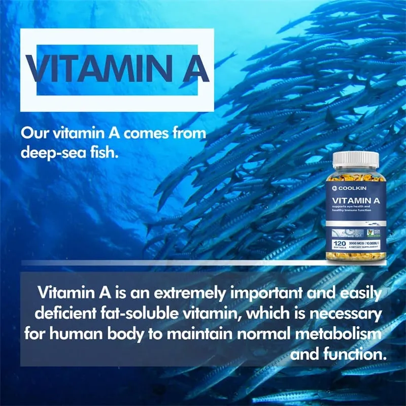 Vitamin A 10 000 IU - Promotes Eye Health Boosts Immunity Non-GMO — image 3