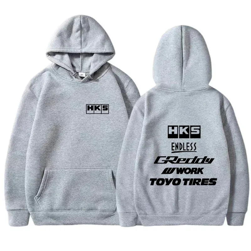 2025 moda męska fajna bluza z kapturem japonia JDM zmodyfikowany samochód HKS ENDLESS bluza z kapturem mężczyźni kobiety Vintage bluza na co dzień z długim rękawem swetry — image 3