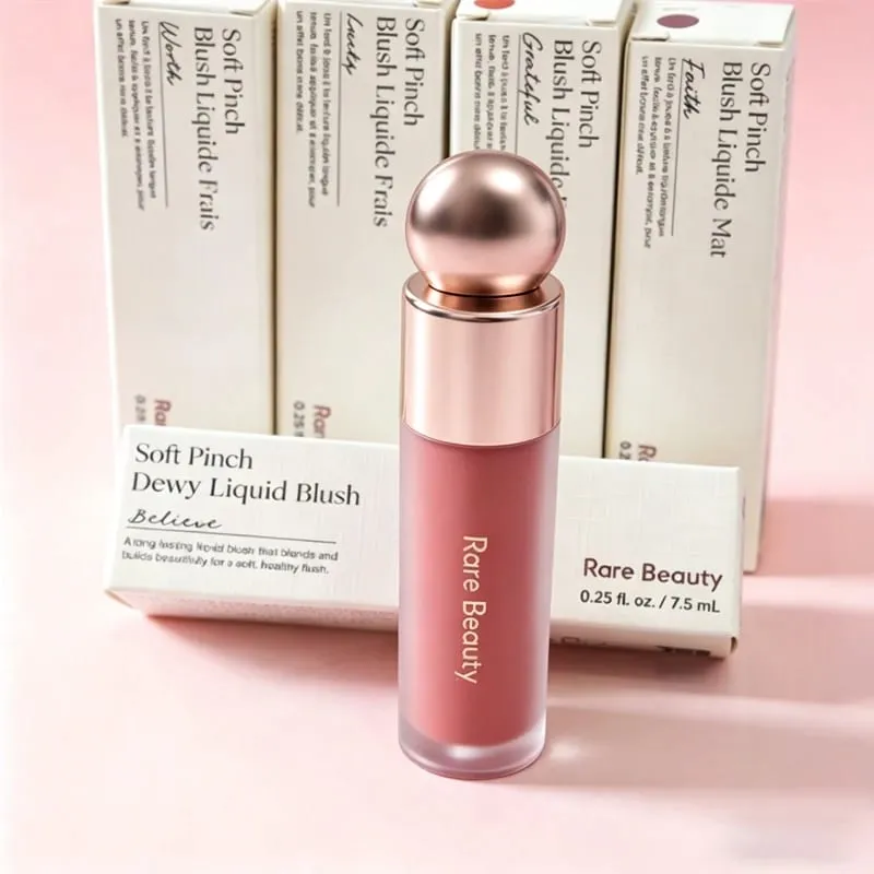 Rare Beauty Soft Pinch Liquid Blusher Silky Waterproof Moisturizing Woman Makeup Happy Hope Bliss Wonder Believe Blush Liquide — image 9