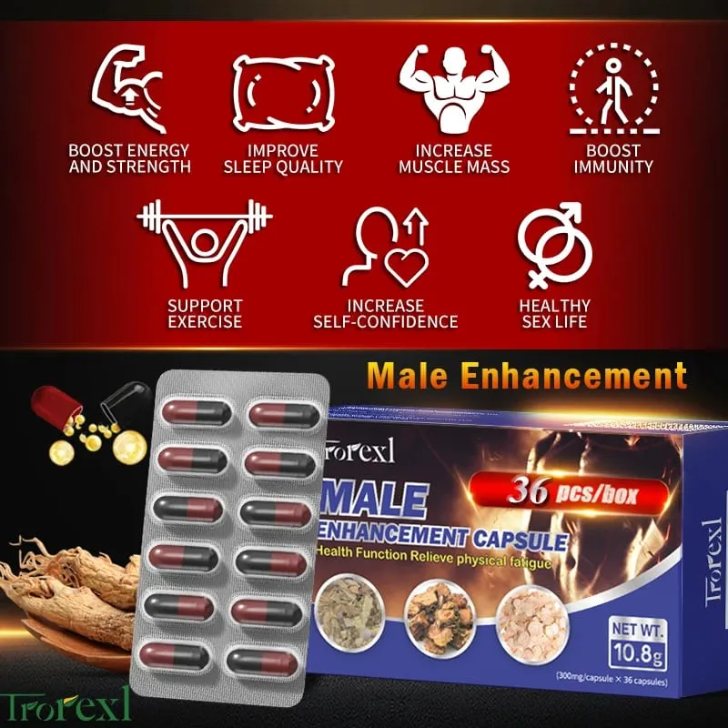 Epimedium Capsule 100% Pure Non-GMo Supports Reproductive Health Natural Energizer — image 3