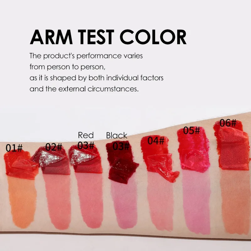 6-color Peel Off Lip Gloss Waterproof Long-lasting Black Red Tear-off Lipstick Liquid Non-stick Cup Moisturizer Lip Stain Makeup — image 7