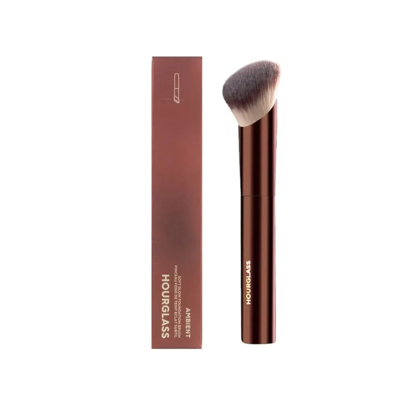 1pc Quick Angled Foundation Makeup brushes Concealer Liquid Foundation Make up brush exquisite Beauty tool Metal Handle — image 7
