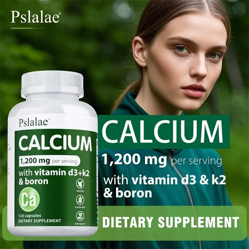 Calcium 1 200 Mg with Vitamin D3 for Women & Men - Improves Absorption Supports Bone Immune and Heart HealthSupplements — image 6