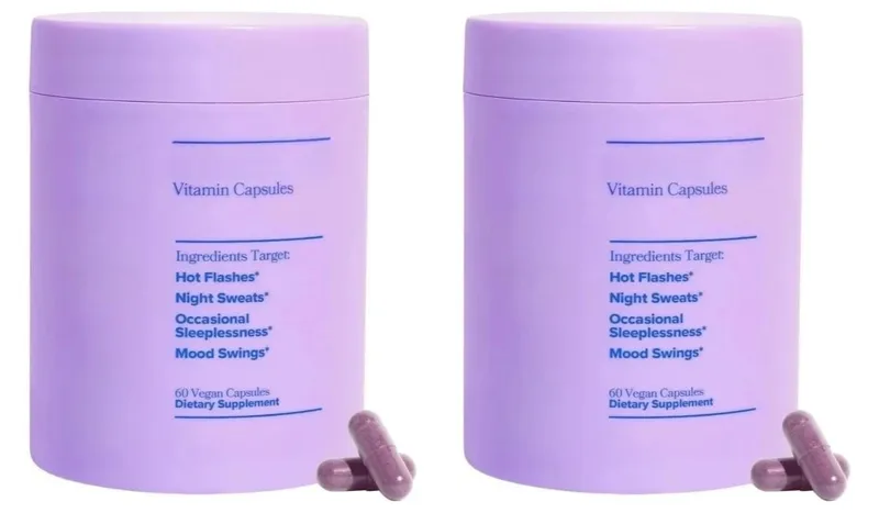 Vitamin Kompleks Wanita untuk Menopaus dengan Vitamin D3 B6 Membantu Melegakan Peluh Malam Perubahan Mood Suplemen Makanan Kesihatan 60 Keping — image 8