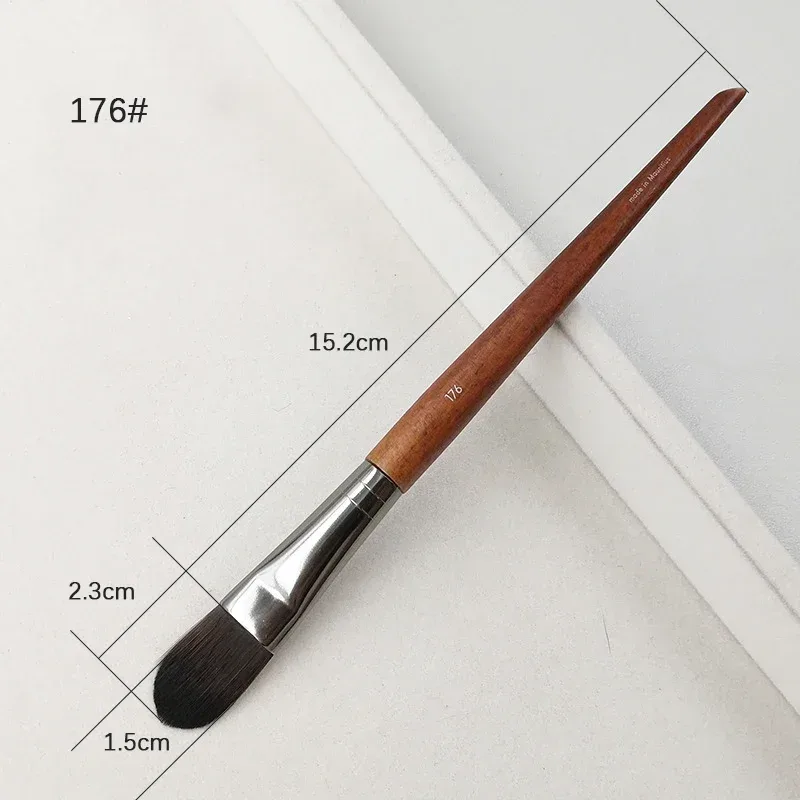 Wooden Small Concealer Brush #174 #176#202 #230 Professional Lip Eyeliner Makeup Brushes Cosmetic Make Up Beauty Tools — image 4