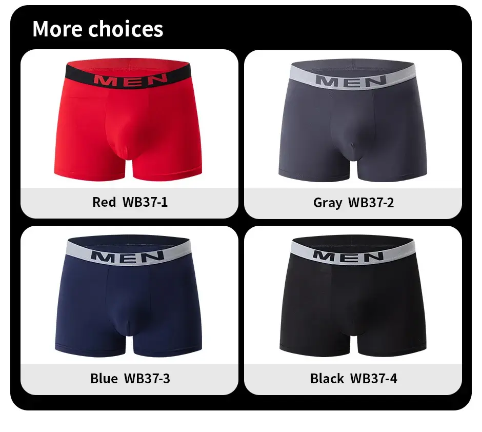 4/5/10 pièces hommes à la mode imprimé multicolore combinaison sous-vêtements Shorts jeunesse décontracté sous-vêtements de sport Boxer Shorts maison Pan — image 2