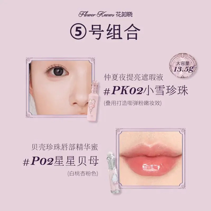 Flower Knows Concealer Lip Glaze Duo Brightening Concealer & Glossy Lip Lacquer 2-Piece Set for Flawless Base & Juicy Lips — image 8