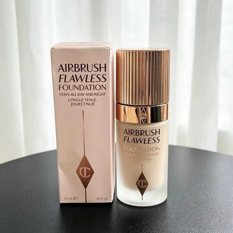 Charlotte Tilbury Liquid Foundation Liquid Setting Spray Silky Long-lasting Concealer Moisturizing Contour Enhancing Face Makeup