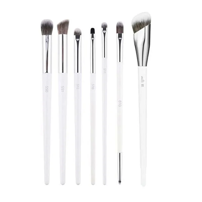 1pc White Powder Makeup Brushes 3D Liquid Foundation Base Make up Brush Eyeshadow blending Detail Face Eye Concealer Beauty tool — image 13