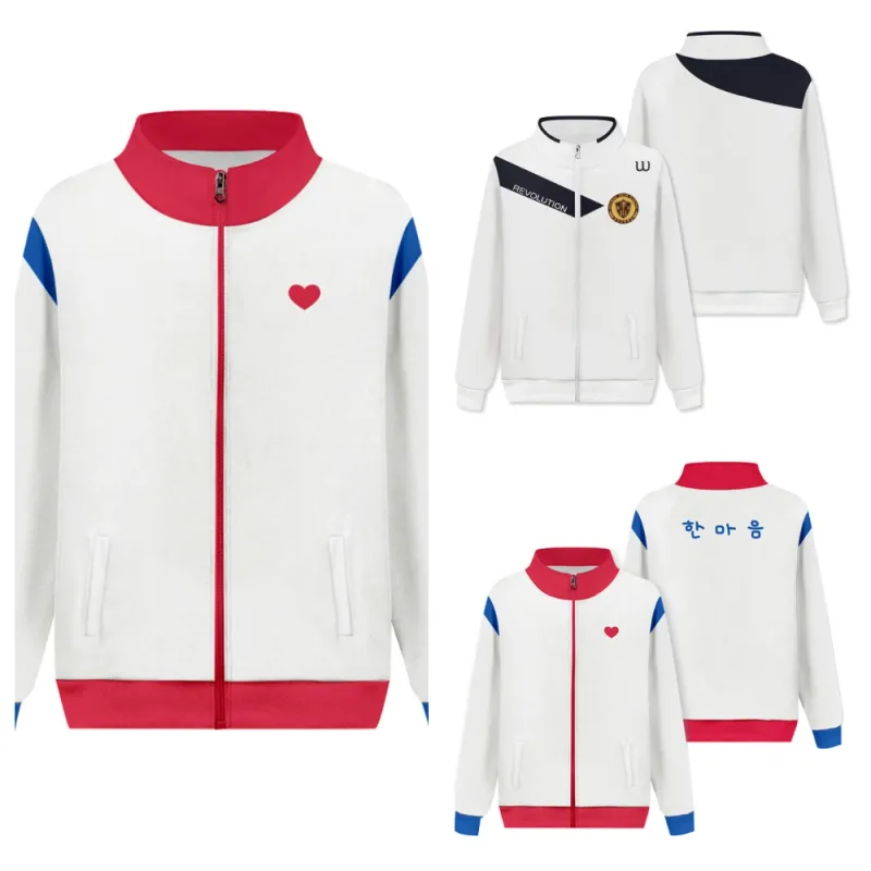 Harajuku Popular All of Us Are Dead 3D Print Zipper Raglan Jacket Windbreaker Boys/Girls Comfortable Stand Collar Jackets Coats — image 7