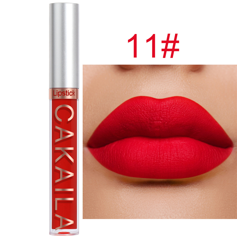 18 Color Waterproof Matte Velvet Lip Glaze Lasting Silky Liquid Lipstick Not Easy To Fade Lip Gloss Makeup Sexy Lip Tint