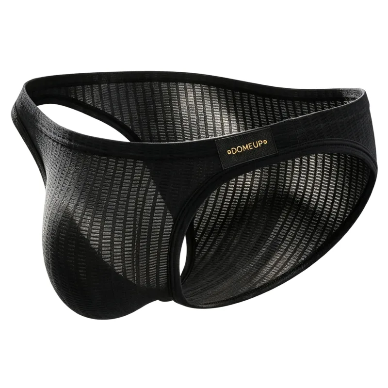 Men's Low‑rise Briefs Waffle Texture Hollow Breathable Sports Underwear Male Pouch Triangle Underpants — image 4