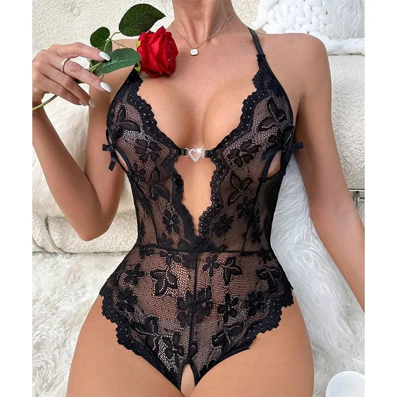 Backless Solid Jumpsuit Women Sleeveless Bodycon Sexy Red Body Tops Fashion Streetwear Vintage Y2k Gothic Bodysuits Clothing — image 10