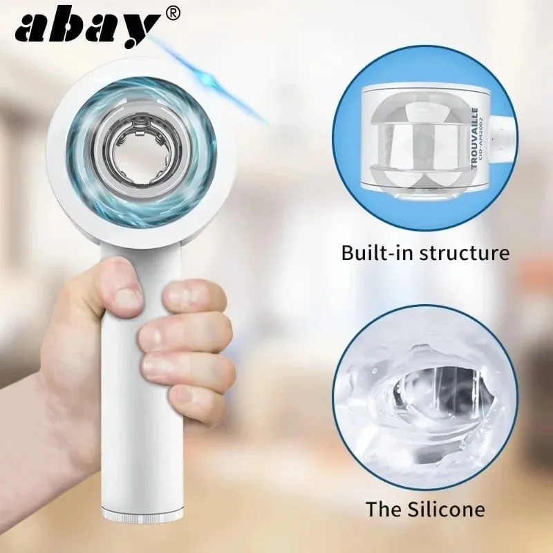 Smart Automatic Retractable Workout Cup Male Realistic Vagina Strap Push-Pull Vibrating 2-in-1 Penis Pump Pussy Sex Toy — image 5