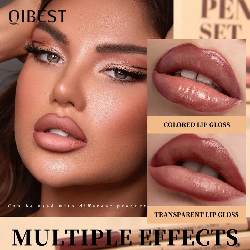 12 Colors Lip Liner Pen Set Lasting Waterproof Sweatproof Easy Coloring Non-fading Color Rendering Lipliner Set Cosmetics — image 4