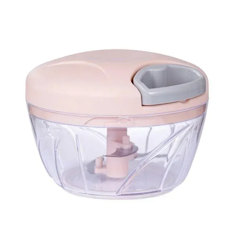 New Crusher Vegetable Onion Cutter Kitchen Cooking Accessories 500/900ML Manual Meat Mincer Garlic Chopper Rotate GarlicPress — image 12