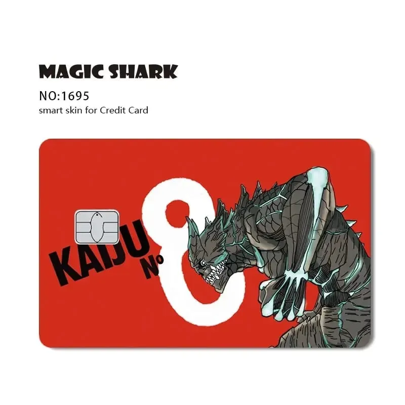 100% New Arrival Conch Money Bow Anime Speend or Save Meme Credit Card Film Debit Card Sticker Skin — image 14