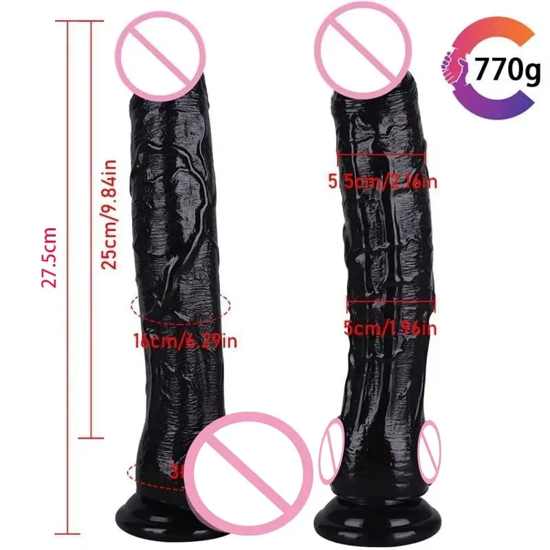 Realistisk G-Spot Dildo med Sugekop Lang Penis Anal Dildoer Voksne Sexlegetøj til Kvinder Mand Gay Strapon Dick Vagina Stimulator