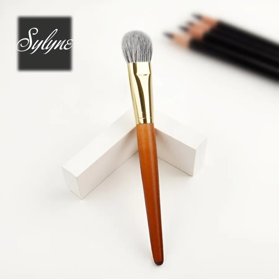 Blush Brush Highlighter Face Shadow Makeup Brushes Natural Goat Blusher Essential Cosmetic Tools — image 1