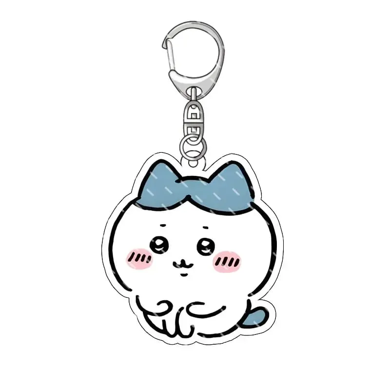 jiyi Pendant Anime Comic Acrylic Peripheral Keychain Hachiware Usagi Cute Pendant Bag Hanging Decoration Decoration