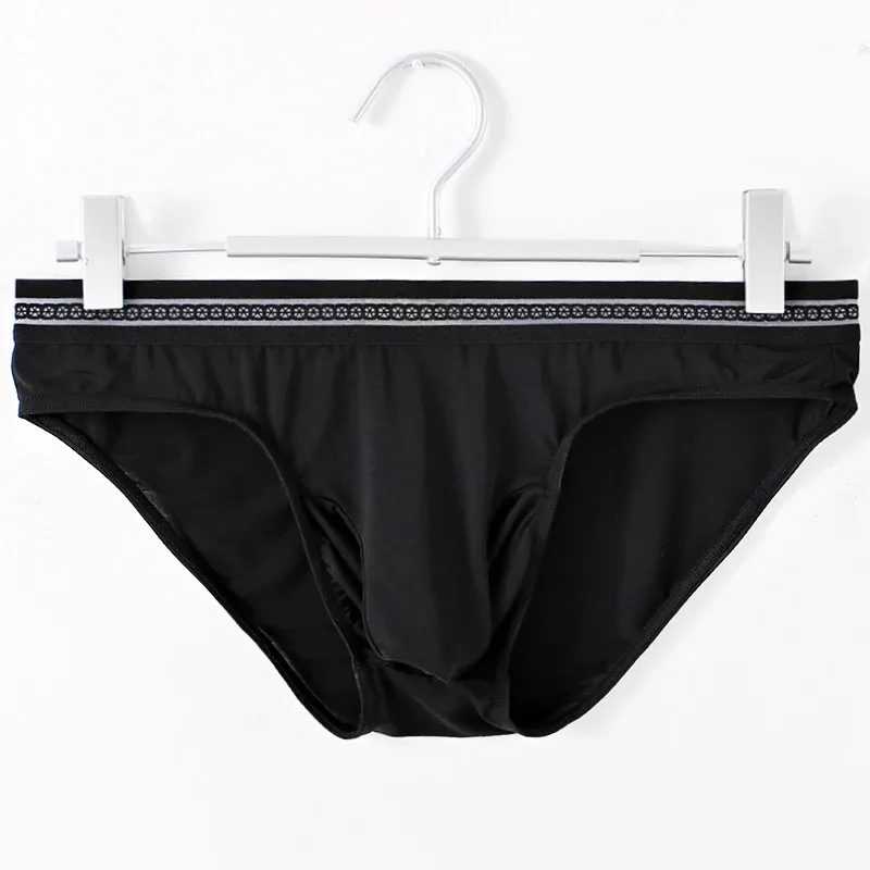 Summer New Men's Briefs Men's Gunmetal Separation Breathable Men's Ice Silk Cool Briefs — image 11