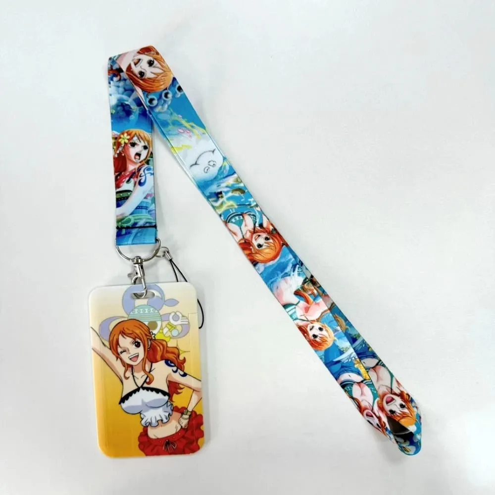 Wholesale One Piece Anime Movie Lanyards Keys Neck Strap Card Badge Gym Key Chain Lanyard Key Holder DIY Hang Rope Keyrings — image 5