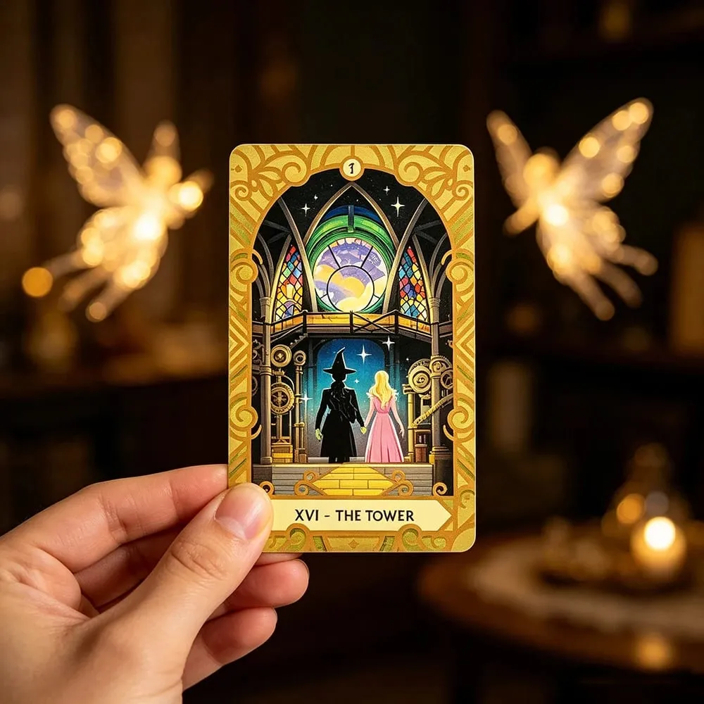 Mazzo di Tarocchi Malvagi 78 Tarocchi Fantasia Magia Strega Divinazione Carte Gioco Previsione del Destino Tarocchi Gioco da tavolo Giochi di Halloween Regalo — image 5