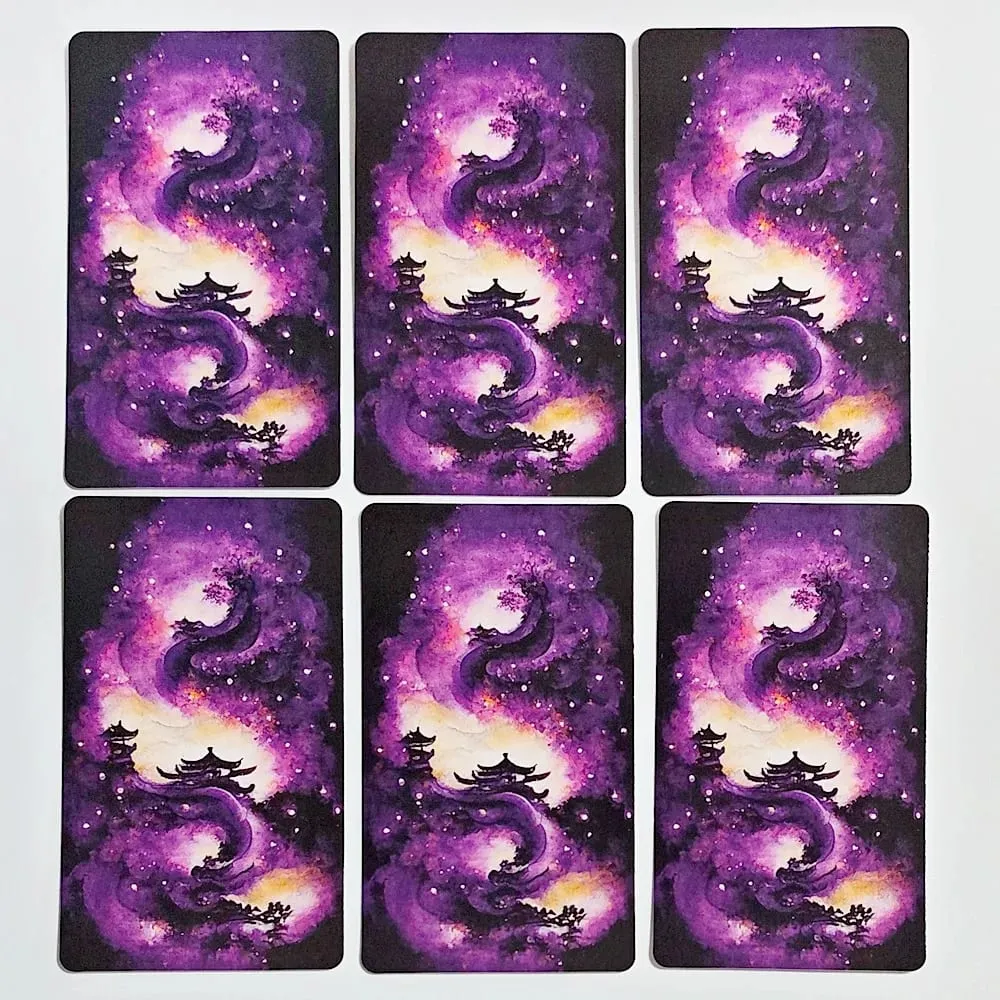 10.3*6cm I-Ching Oracle Deck64 Kad Gaya Seni Dakwat Tradisional Alat Ramalan Cina untuk Bimbingan dan Meditasi Rohani — image 6