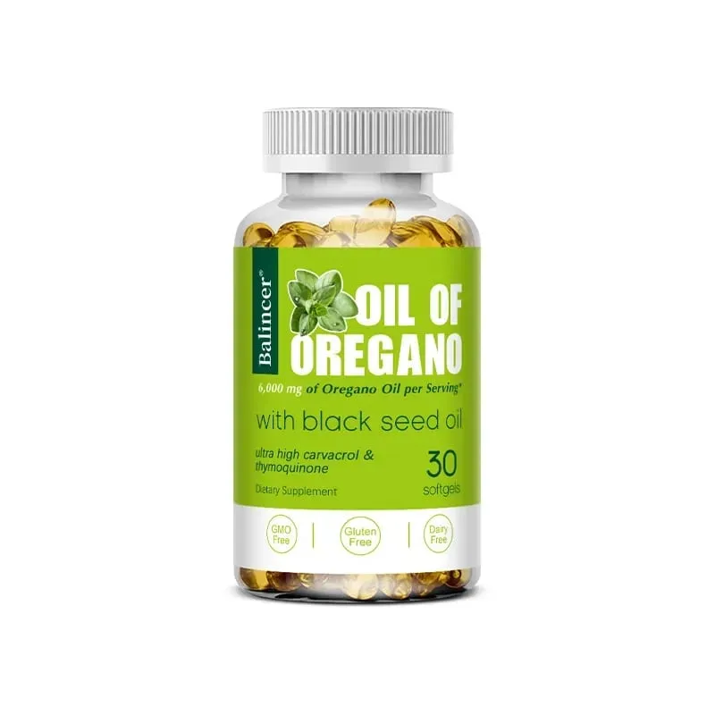 Oregano Oil Capsules-Improves Digestion and Intestinal Health Balances Intestinal Flora Boosts Blood Circulation Immune System