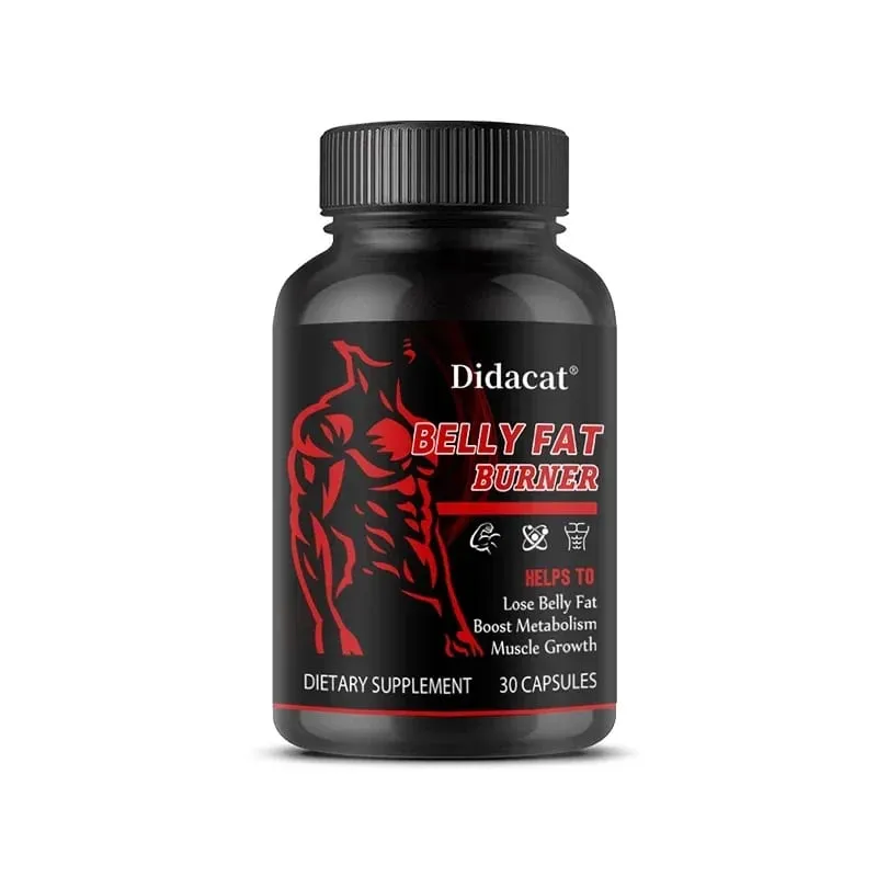Belly Fat Burner Capsules - Fat Burning Supports Energy Metabolism Appetite Suppression Weight Management Dietary Supplement