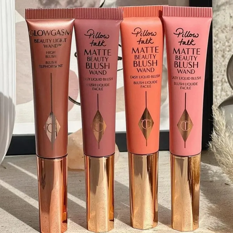 Charlotte Tilbury Liquid Contour Featherlight&Serum Foundation Luminous&Cream Blush Velvety Waterproof Smooth Blendable Makeup — image 3