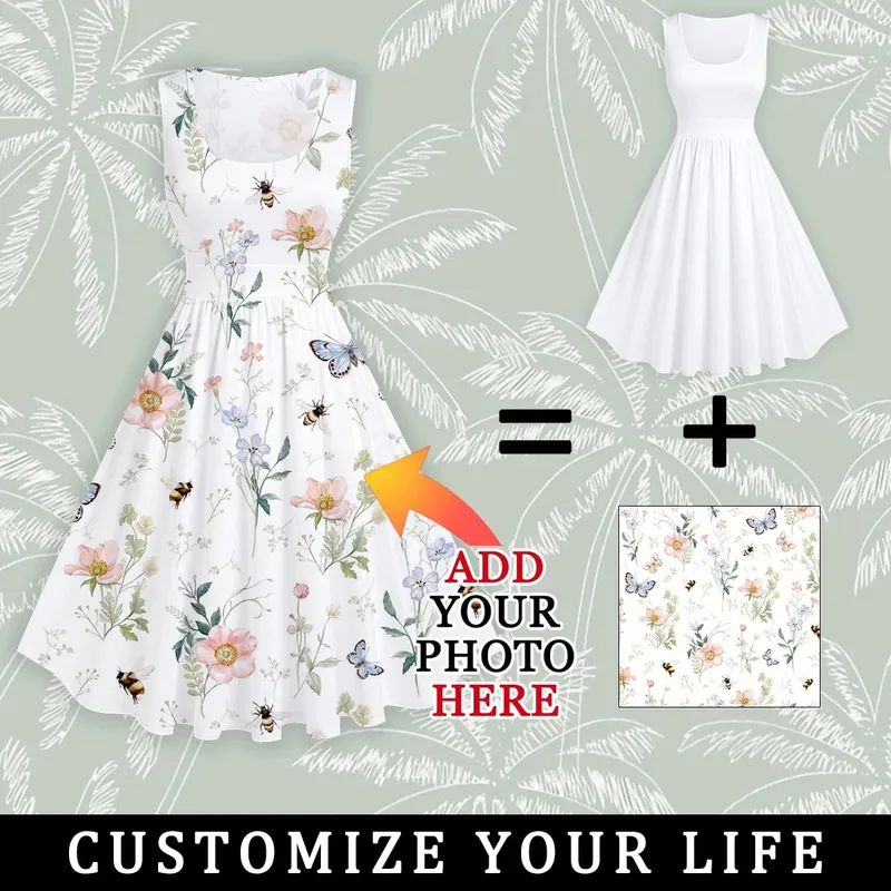 Women Summer Custom Dress ADD Your Design Customized Stretchy Slim Suspender Dresses Elegant Sexy Clothes Party Birthday Present — image 5