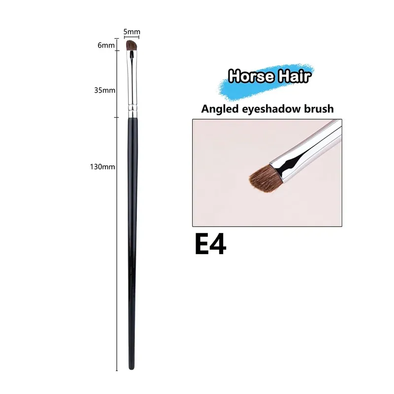 Small Smoky Liner Makeup Brushes Eyeliner Smudge Brush Precision Smudge Makeup Brush Horse Hair Eyeshadow Smudge Brush — image 23