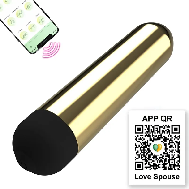 Výkonná aplikace Bullet Vibrator APP Bluetooth Control Clitoral G bodová stimulační masážní masáž Mini Anální Pussy Stimulátor Sexuální hračka pro ženy